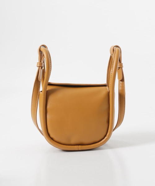 KBF（ケイビーエフ）の「チューブBAG（ショルダーバッグ・レディース・アイボリー/キャメル/ブラック・ONE）」の8枚目の写真