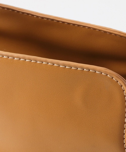 KBF（ケイビーエフ）の「チューブBAG（ショルダーバッグ・レディース・アイボリー/キャメル/ブラック・ONE）」の12枚目の写真