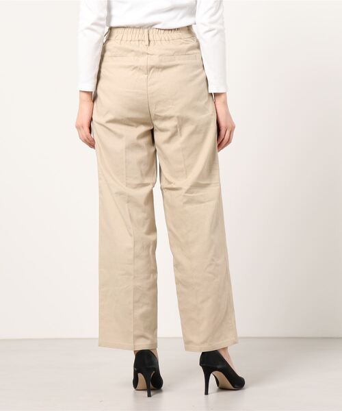 Per sist ence(パーシエンス)の「Per sist ence/パーシエンス リネンライク トラウザーパンツ(その他パンツ・レディース・ベージュ/ブラウン/アイボリー・FREE)」の5枚目の写真
