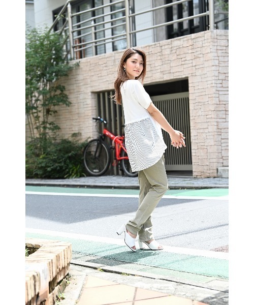 NAVY（ネイビー）の「NAVY JEANS COOL スキニーパンツ（その他パンツ・レディース・ブラック/ベージュ/ブラウン/ダークブルー/ライトインディゴブルー・S/M/L/XS）」の8枚目の写真