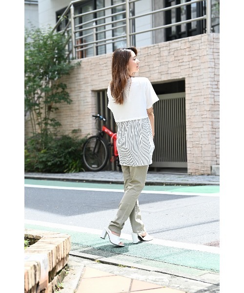 NAVY（ネイビー）の「NAVY JEANS COOL スキニーパンツ（その他パンツ・レディース・ブラック/ベージュ/ブラウン/ダークブルー/ライトインディゴブルー・S/M/L/XS）」の9枚目の写真