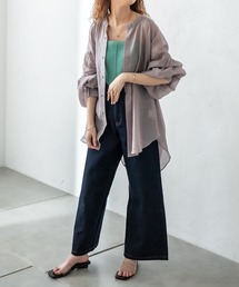 mystic | シアーラグランボリュームシャツ(シャツ/ブラウス)