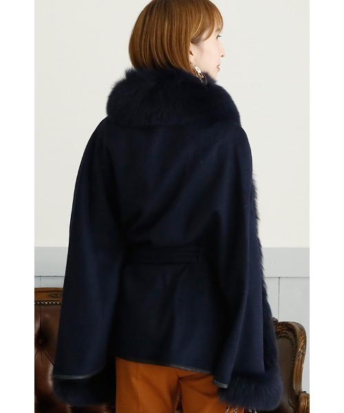 フォックスファーケープコート / 秋冬 結婚式対応 コート 冬（ポンチョ