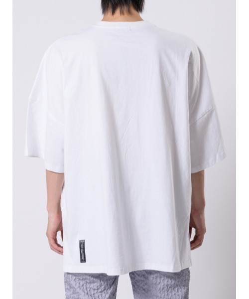 RE730（アールイーセブンサーティー）の「RE730 ローズ刺繍モンスターシルエット半袖Tシャツ（Tシャツ/カットソー・メンズ・ミント/チャコールグレー/ホワイト/ブラック/スモークピンク・M/L）」の19枚目の写真