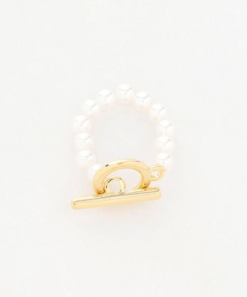 green label relaxing（グリーンレーベルリラクシング）の「FM Mantel アソート リング（リング・レディース・オフホワイト/シルバー/ゴールド・FREE）」の2枚目の写真