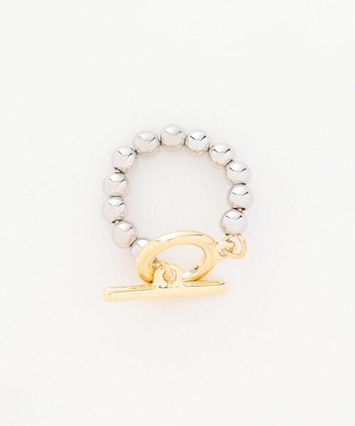 green label relaxing（グリーンレーベルリラクシング）の「FM Mantel アソート リング（リング・レディース・オフホワイト/シルバー/ゴールド・FREE）」の6枚目の写真