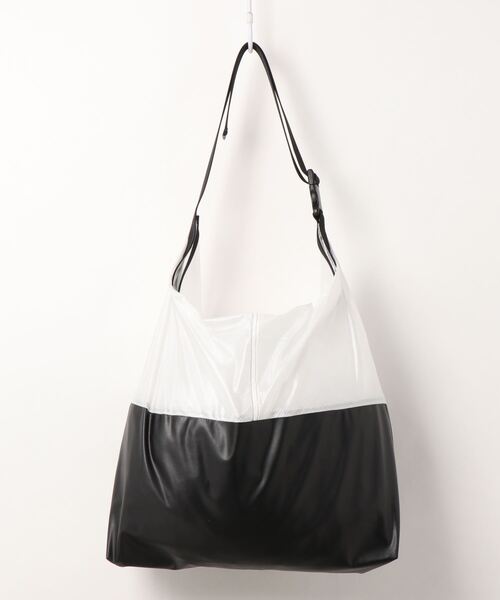 Bshop(ビショップ)の「【MEYAME】ブライトロールアップバッグ WOMEN(ハンドバッグ・レディース・オレンジ系その他/ホワイト系その他・FREE)」の2枚目の写真