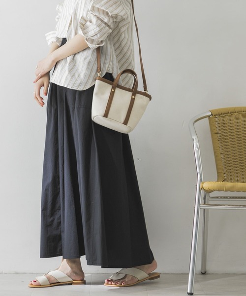 URBAN RESEARCH(アーバンリサーチ)の「コットンギャザーマキシスカート(スカート・レディース・ブラック/パープル系その他/グレー系その他・FREE)」の20枚目の写真