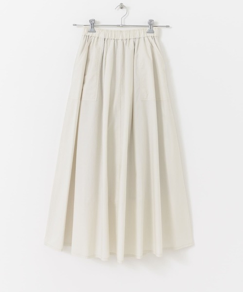 URBAN RESEARCH(アーバンリサーチ)の「コットンギャザーマキシスカート(スカート・レディース・ブラック/パープル系その他/グレー系その他・FREE)」の14枚目の写真