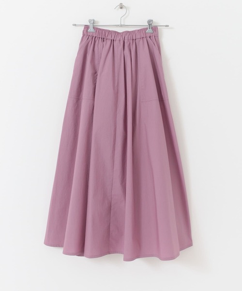 URBAN RESEARCH(アーバンリサーチ)の「コットンギャザーマキシスカート(スカート・レディース・ブラック/パープル系その他/グレー系その他・FREE)」の9枚目の写真
