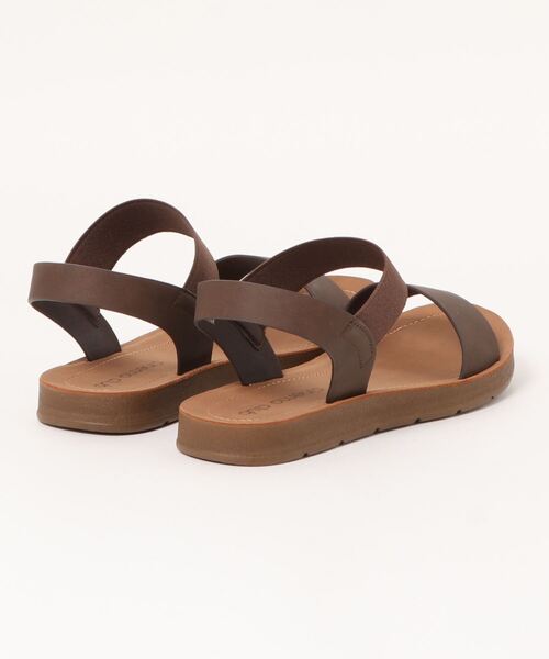 Honeys（ハニーズ）の「ゴム使いフラットサンダル（サンダル・レディース・ブラック/ブラウン/アイボリー・S/M/L）」の16枚目の写真