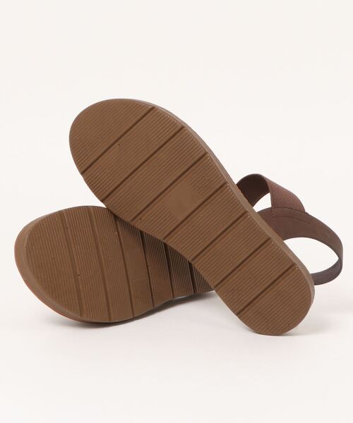 Honeys（ハニーズ）の「ゴム使いフラットサンダル（サンダル・レディース・ブラック/ブラウン/アイボリー・S/M/L）」の17枚目の写真