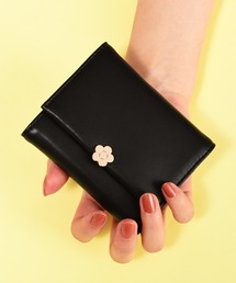 【コンパクトなサイズ感♪】マリークワント ミニ財布 公式】MARY QUANT マリークヮント シーリングデイジーレターミニ