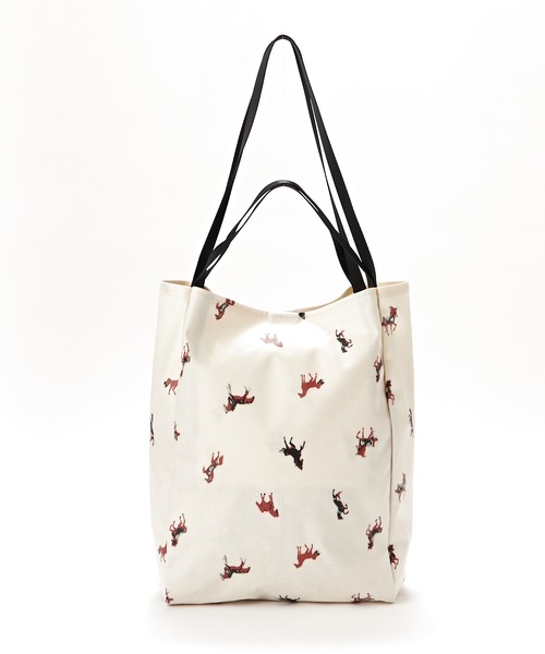 russet（ラシット）の「【ZOZOTOWN限定アイテム】2ハンドルトートバッグ（SA-214-WEB）（トートバッグ・レディース・ベージュ・FREE）」の8枚目の写真