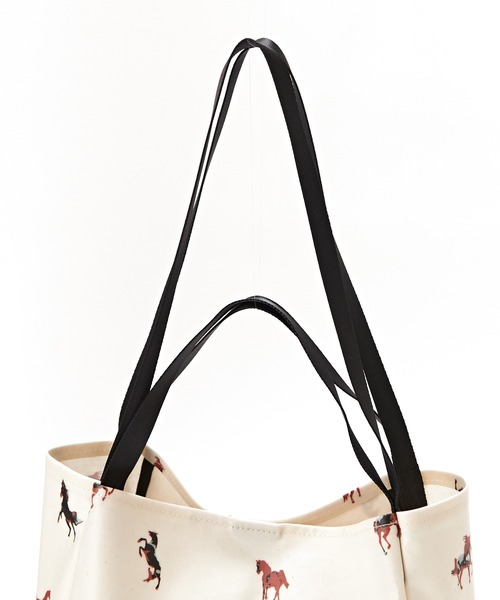 russet（ラシット）の「【ZOZOTOWN限定アイテム】2ハンドルトートバッグ（SA-214-WEB）（トートバッグ・レディース・ベージュ・FREE）」の9枚目の写真