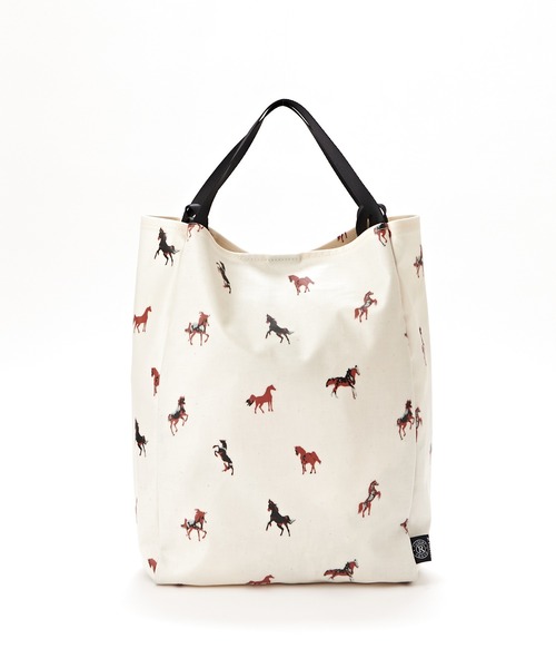 russet（ラシット）の「【ZOZOTOWN限定アイテム】2ハンドルトートバッグ（SA-214-WEB）（トートバッグ・レディース・ベージュ・FREE）」の6枚目の写真