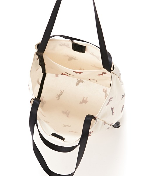 russet（ラシット）の「【ZOZOTOWN限定アイテム】2ハンドルトートバッグ（SA-214-WEB）（トートバッグ・レディース・ベージュ・FREE）」の12枚目の写真