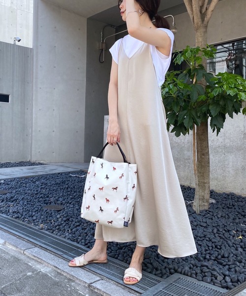 russet（ラシット）の「【ZOZOTOWN限定アイテム】2ハンドルトートバッグ（SA-214-WEB）（トートバッグ・レディース・ベージュ・FREE）」の2枚目の写真