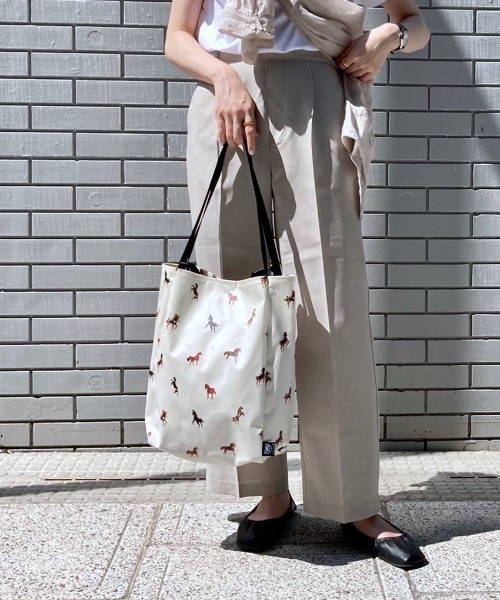 russet（ラシット）の「【ZOZOTOWN限定アイテム】2ハンドルトートバッグ（SA-214-WEB）（トートバッグ・レディース・ベージュ・FREE）」の16枚目の写真