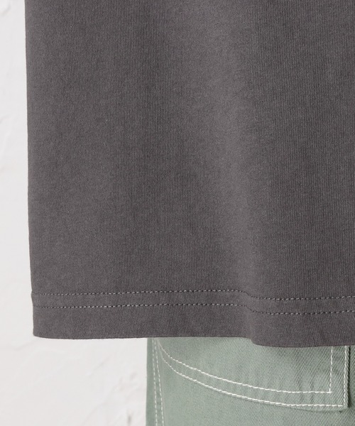 Dickies(ディッキーズ)の「Dickies ディッキーズ カレッジロゴプリント 半袖Tシャツ(Tシャツ/カットソー・レディース・ホワイト/パープル/イエロー/ブルーグリーン/チャコール・フリー)」の22枚目の写真