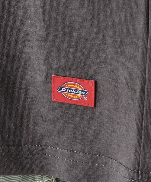 Dickies(ディッキーズ)の「Dickies ディッキーズ カレッジロゴプリント 半袖Tシャツ(Tシャツ/カットソー・レディース・ホワイト/パープル/イエロー/ブルーグリーン/チャコール・フリー)」の19枚目の写真