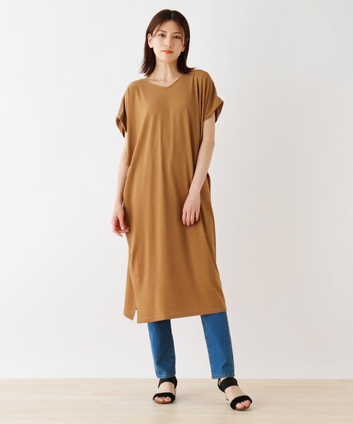 Shoo La Rue シューラルー の ドルマンタックスリットワンピース ワンピース Wear