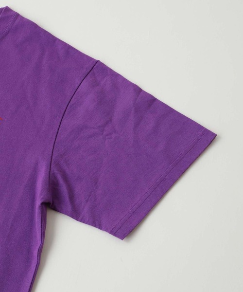 X-girl（エックスガール）の「CHINESE FACE S/S TEE（Tシャツ/カットソー・レディース・ブラック/パープル/ホワイト・L/M/XL/S）」の7枚目の写真