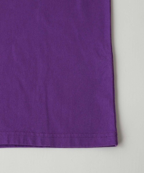 X-girl（エックスガール）の「CHINESE FACE S/S TEE（Tシャツ/カットソー・レディース・ブラック/パープル/ホワイト・L/M/XL/S）」の8枚目の写真