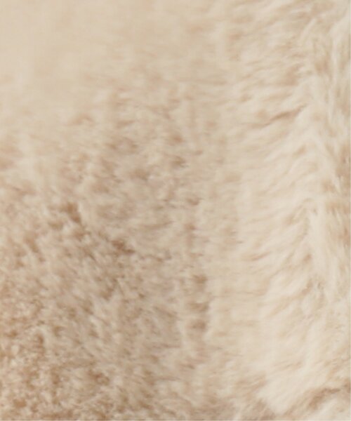 RAY CASSIN(レイカズン)の「ムートンライダースジャケット(ムートンコート・レディース・ブラウン/グレイッシュベージュ/キナリ・FREE)」の22枚目の写真