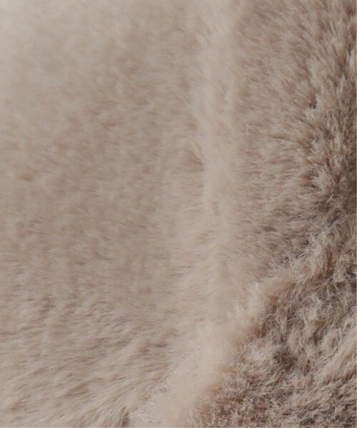 RAY CASSIN(レイカズン)の「ムートンライダースジャケット(ムートンコート・レディース・ブラウン/グレイッシュベージュ/キナリ・FREE)」の5枚目の写真