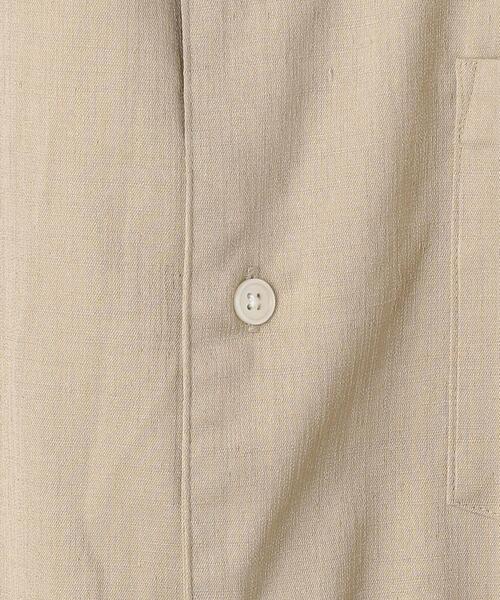 green label relaxing(グリーンレーベルリラクシング)の「<green label relaxing>トリアセ オープンカラー 半袖 シャツ -ストレッチ-(シャツ/ブラウス・メンズ・ベージュ/ネイビー/ライラック・SMALL/MEDIUM/LARGE/X-LARGE)」の12枚目の写真