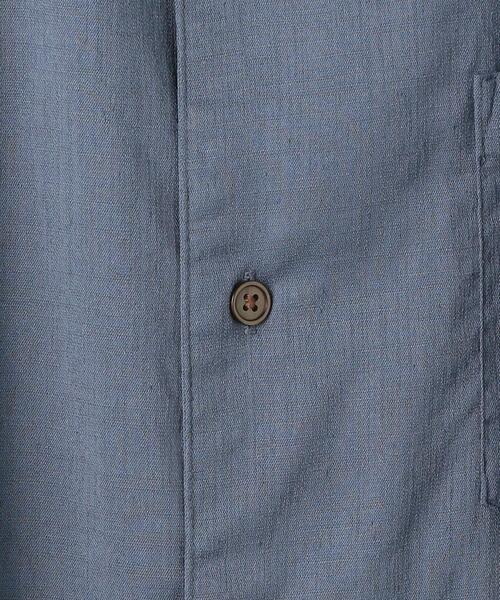 green label relaxing(グリーンレーベルリラクシング)の「<green label relaxing>トリアセ オープンカラー 半袖 シャツ -ストレッチ-(シャツ/ブラウス・メンズ・ベージュ/ネイビー/ライラック・SMALL/MEDIUM/LARGE/X-LARGE)」の10枚目の写真