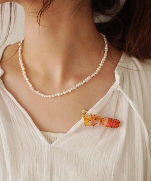 Port（ポート）の「【 ii-Fake / イーフェイク 】 (Fake Food Accessories) ベーコンとブラックペッパーのタイピン（ネクタイピン・メンズ・ピンク・FREE）」の10枚目の写真