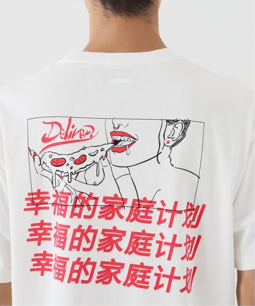 B.C STOCK（ベーセーストック）の「ファントムピザT 「THE NOOKIE」（Tシャツ/カットソー・メンズ・ホワイト/グレー・MEDIUM/LARGE）」の19枚目の写真