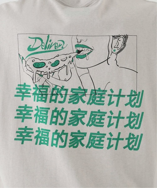 B.C STOCK（ベーセーストック）の「ファントムピザT 「THE NOOKIE」（Tシャツ/カットソー・メンズ・ホワイト/グレー・MEDIUM/LARGE）」の12枚目の写真