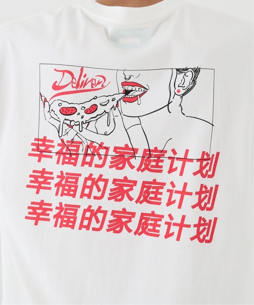 B.C STOCK（ベーセーストック）の「ファントムピザT 「THE NOOKIE」（Tシャツ/カットソー・メンズ・ホワイト/グレー・MEDIUM/LARGE）」の20枚目の写真