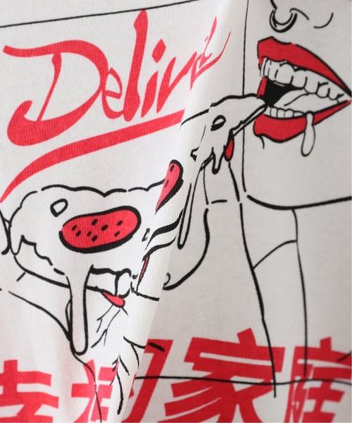 B.C STOCK（ベーセーストック）の「ファントムピザT 「THE NOOKIE」（Tシャツ/カットソー・メンズ・ホワイト/グレー・MEDIUM/LARGE）」の5枚目の写真