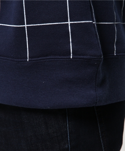 WEGO(ウィゴー)の「WEGO/ウィンドウペンスウェット(スウェット・メンズ・ホワイト/ネイビー・LARGE/MEDIUM)」の8枚目の写真