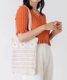WEGO/クロシェ編みトートバッグ