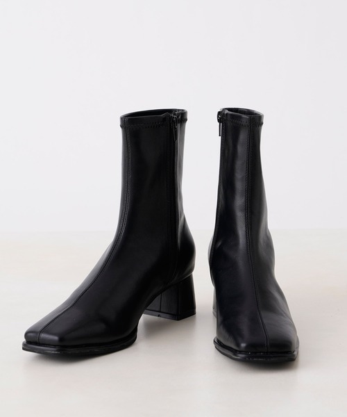 COLONY 2139（コロニートゥーワンスリーナイン）の「【マカロンFoot】ストレスフリーストレッチショートブーツ（ブーツ・レディース・ブラック/ブラウン/アイボリー・23cm/24cm/25cm）」の20枚目の写真