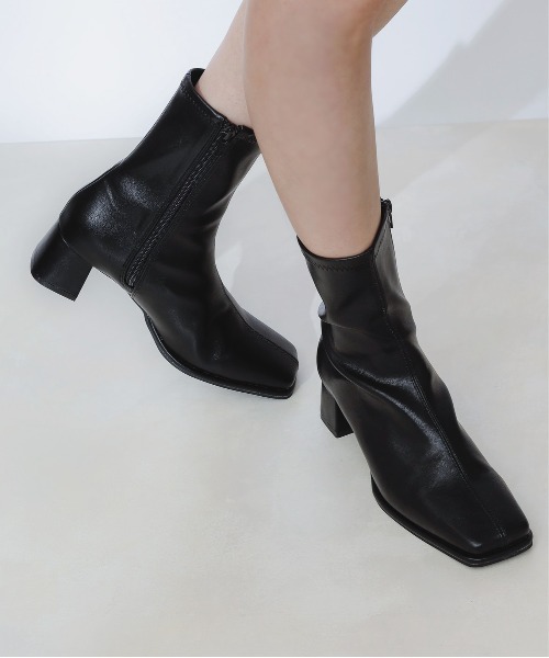 COLONY 2139（コロニートゥーワンスリーナイン）の「【マカロンFoot】ストレスフリーストレッチショートブーツ（ブーツ・レディース・ブラック/ブラウン/アイボリー・23cm/24cm/25cm）」の14枚目の写真