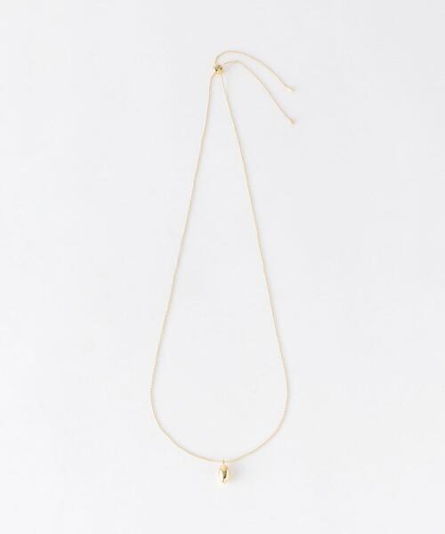 green label relaxing（グリーンレーベルリラクシング）の「オーバル メタル ボールチェーン ネックレス（ネックレス・レディース・シルバー/ゴールド・FREE）」の5枚目の写真