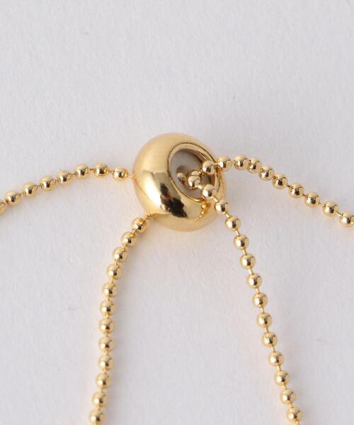 green label relaxing（グリーンレーベルリラクシング）の「オーバル メタル ボールチェーン ネックレス（ネックレス・レディース・シルバー/ゴールド・FREE）」の6枚目の写真
