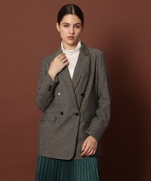 DRESSTERIOR | ライトツイードダブルジャケット(テーラードジャケット)