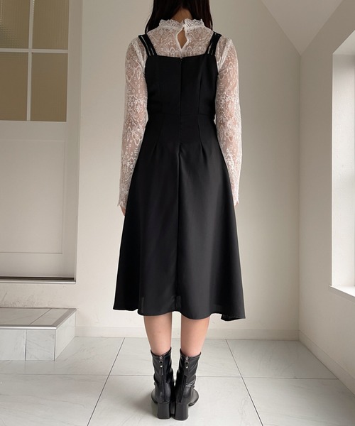 Loueme（ルエム）の「【23S/S】3ストラップキャミワンピース（ワンピース・レディース・ブラック・FREE/XL）」の18枚目の写真