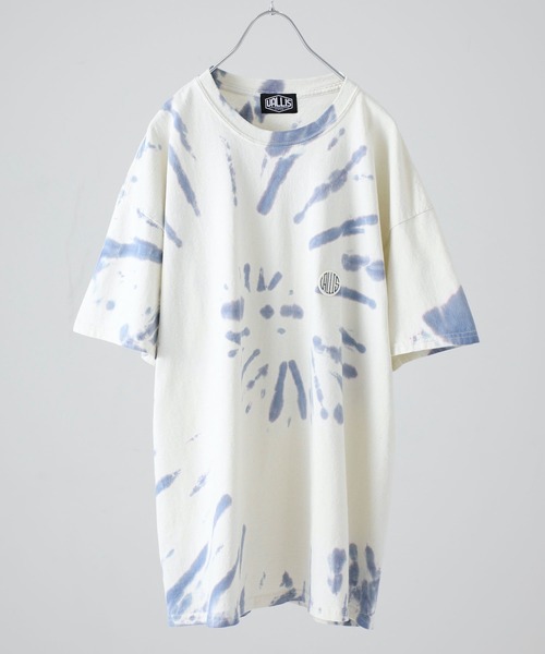 VALLIS by FACTOTUM(ヴァリスバイファクトタム)の「STUDIOUS別注 スポットタイダイビッグTシャツ(Tシャツ/カットソー・メンズ・ブルー/ミント/ライトベージュ・MEDIUM/LARGE)」の3枚目の写真