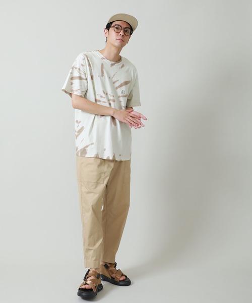VALLIS by FACTOTUM(ヴァリスバイファクトタム)の「STUDIOUS別注 スポットタイダイビッグTシャツ(Tシャツ/カットソー・メンズ・ブルー/ミント/ライトベージュ・MEDIUM/LARGE)」の10枚目の写真