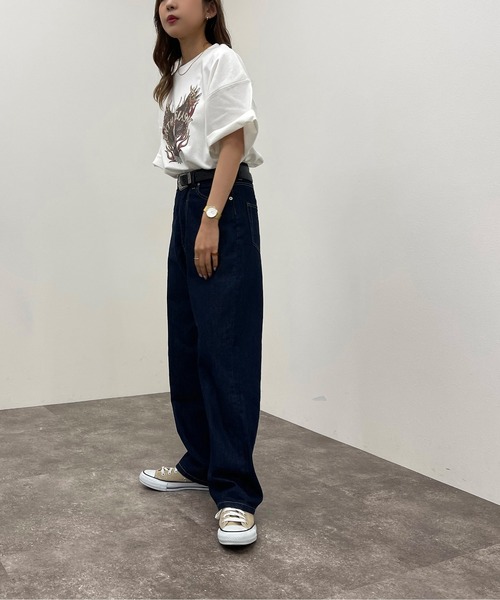 apres jour mignon（アプレジュールミニョン）の「アソートヴィンテージBIGTシャツ３【ZOZOTOWN限定アイテム】（Tシャツ/カットソー・レディース・ホワイト系その他3/ブラック系その他2/ブラック/オフホワイト/その他/ブラック系その他/ホワイト系その他/ホワイト系その他2・X-LARGE/フリー）」の15枚目の写真