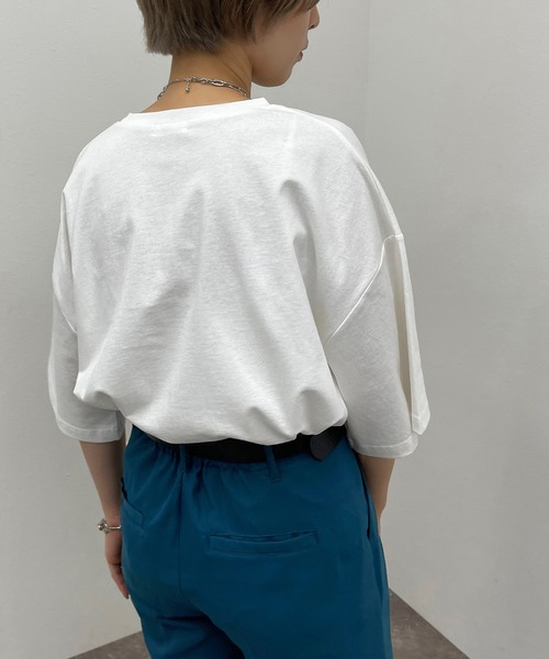 apres jour mignon（アプレジュールミニョン）の「アソートヴィンテージBIGTシャツ３【ZOZOTOWN限定アイテム】（Tシャツ/カットソー・レディース・ホワイト系その他3/ブラック系その他2/ブラック/オフホワイト/その他/ブラック系その他/ホワイト系その他/ホワイト系その他2・X-LARGE/フリー）」の18枚目の写真