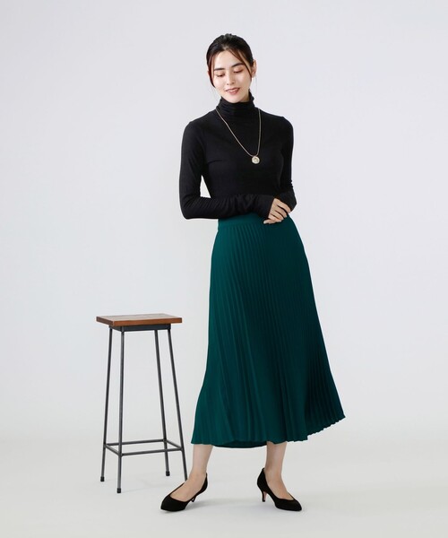 CAST:（キャストコロン）の「タートルカットソー（Tシャツ/カットソー・レディース・ネイビー/イエロー/ブラック/オフホワイト・M）」の7枚目の写真